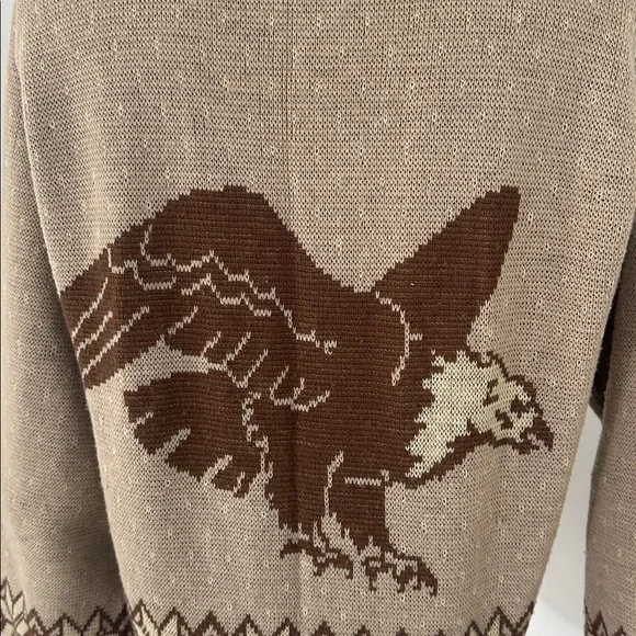 Vintage 40s Flying Eagle Catalina Wool Knit Sweater - Picture 5 of 8